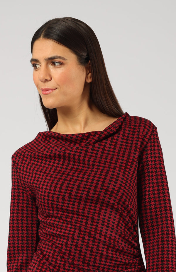 Kleid Nadja Harlequin Check Red