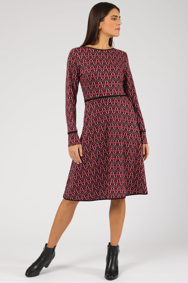 Kleid Joline Red Sand Clock