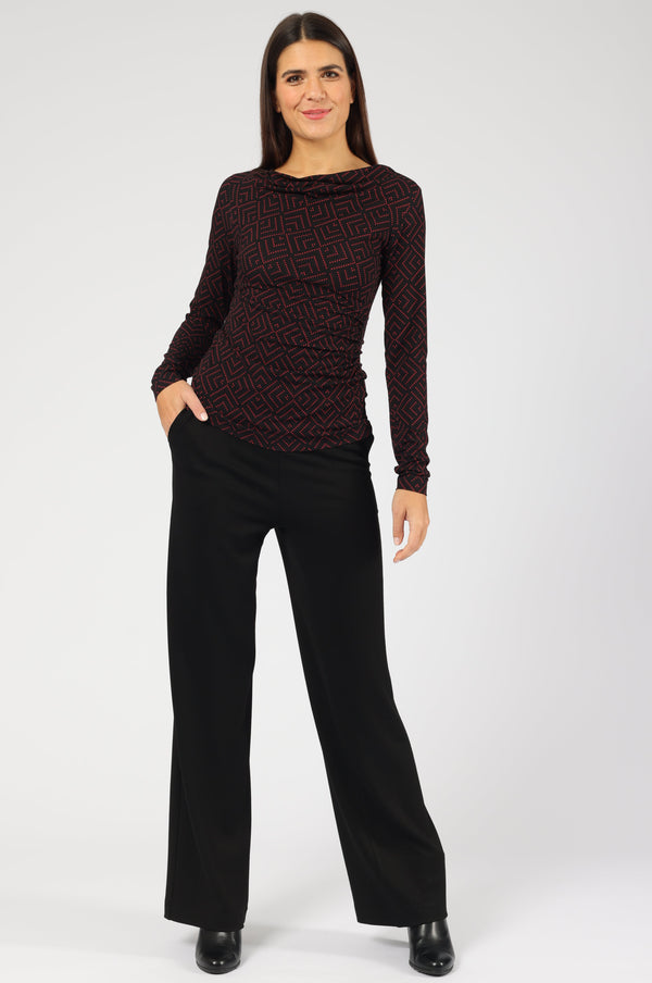 Top Natalie Red Flow Line