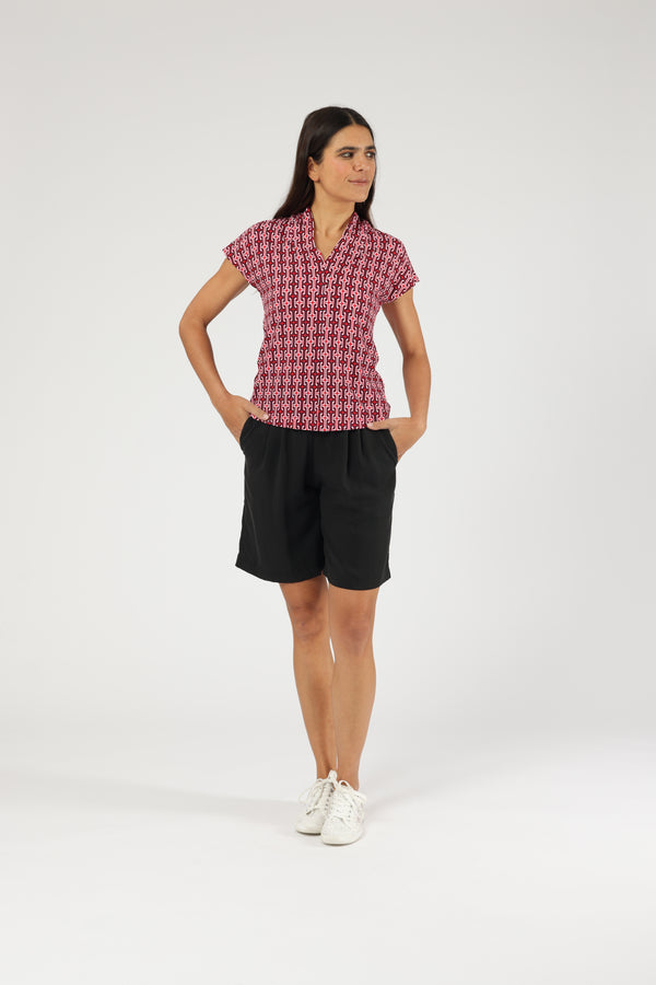 Top Martina Chain Poppy Red