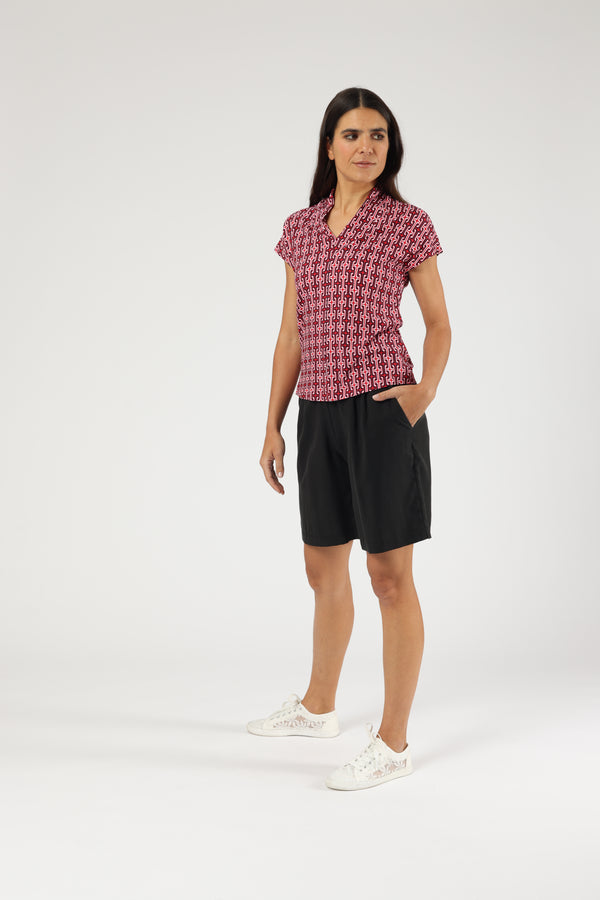 Top Martina Chain Poppy Red