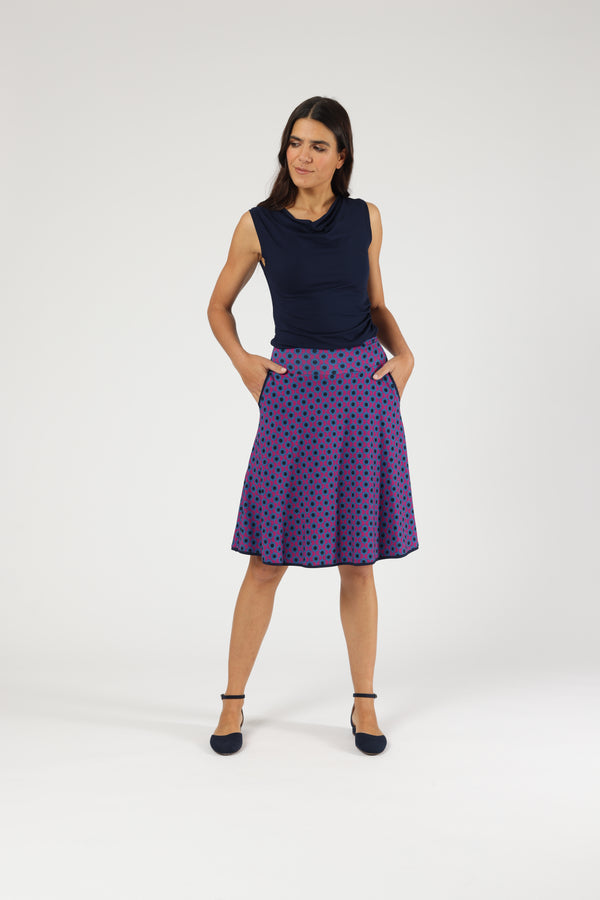 Rock Elda Wave Dots Soft Berry