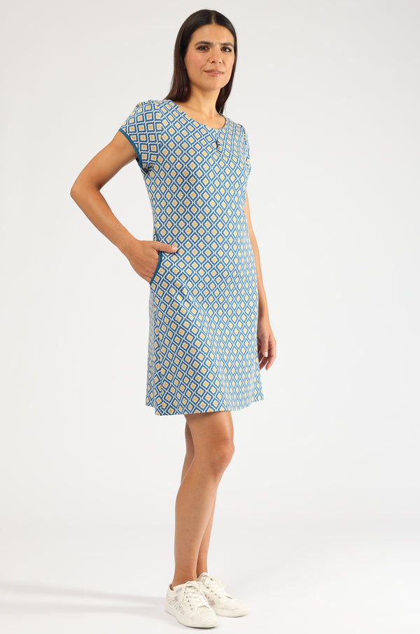 Kleid Hanna Palace Wave Petrol