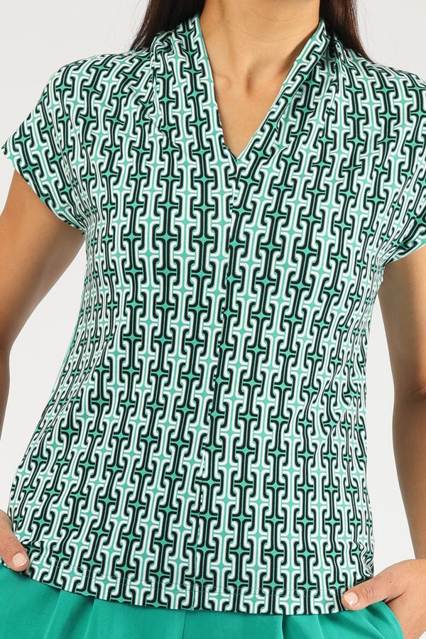 Top Martina Chain Cool Jade