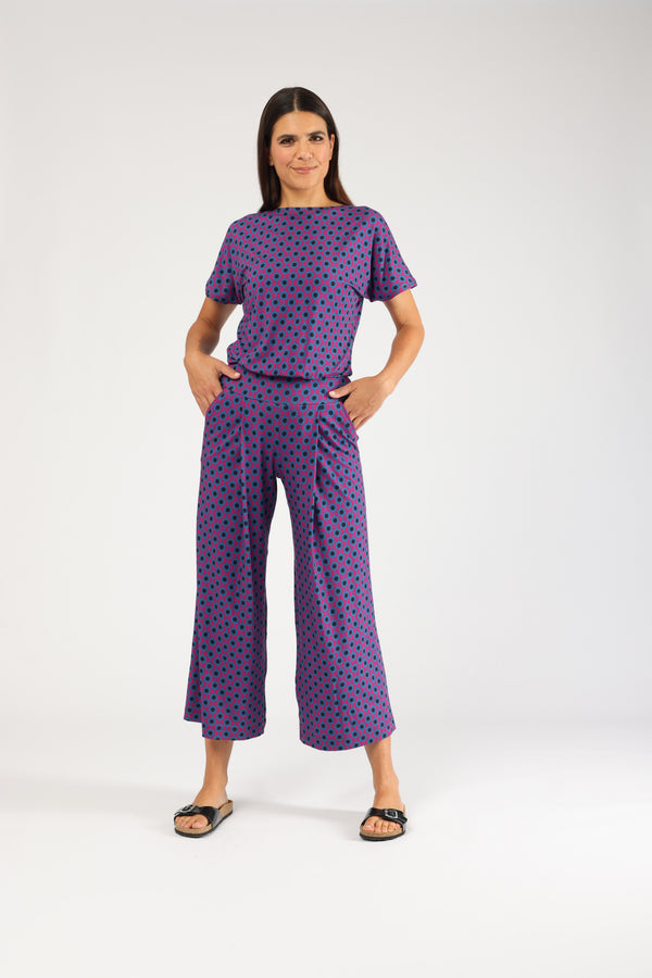 Jumpsuit Charlie Wave Dots Soft Berry