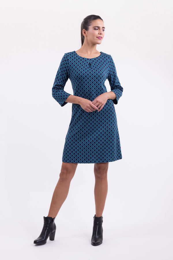 Kleid Beth Circle Rail Petrol