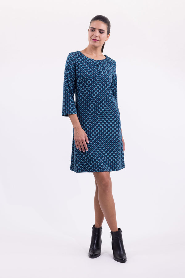 Kleid Beth Circle Rail Petrol