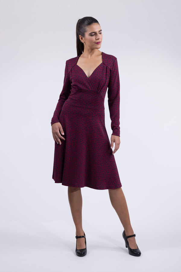 Kleid Roxy Almond Leaf Red