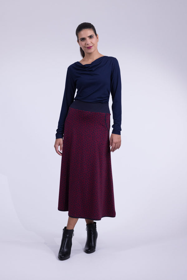 Malou Almond Leaf Red