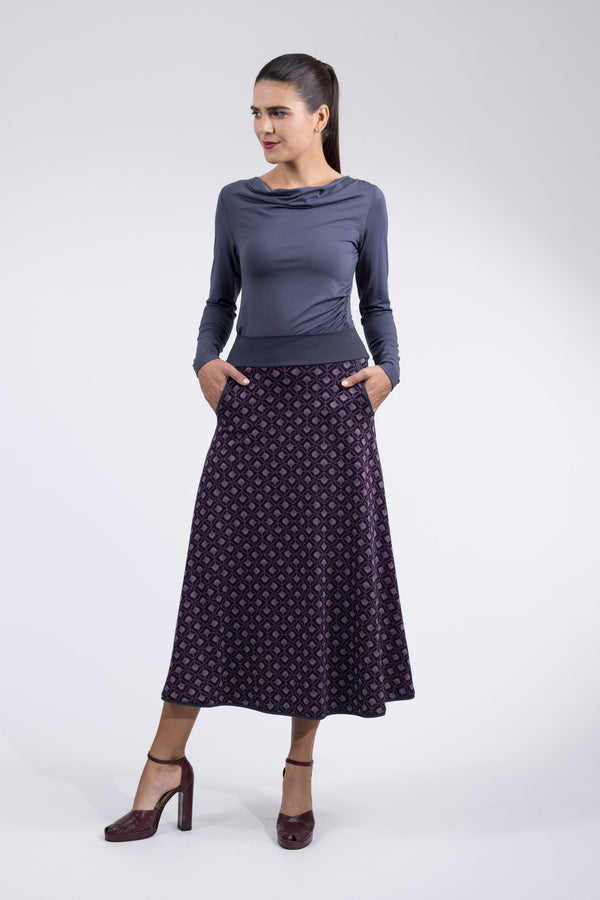 Malou Tulip Crowd Plum