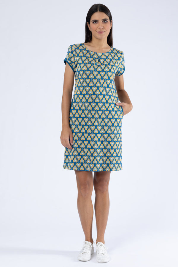 Kleid Hanna Bloom Lane Petrol