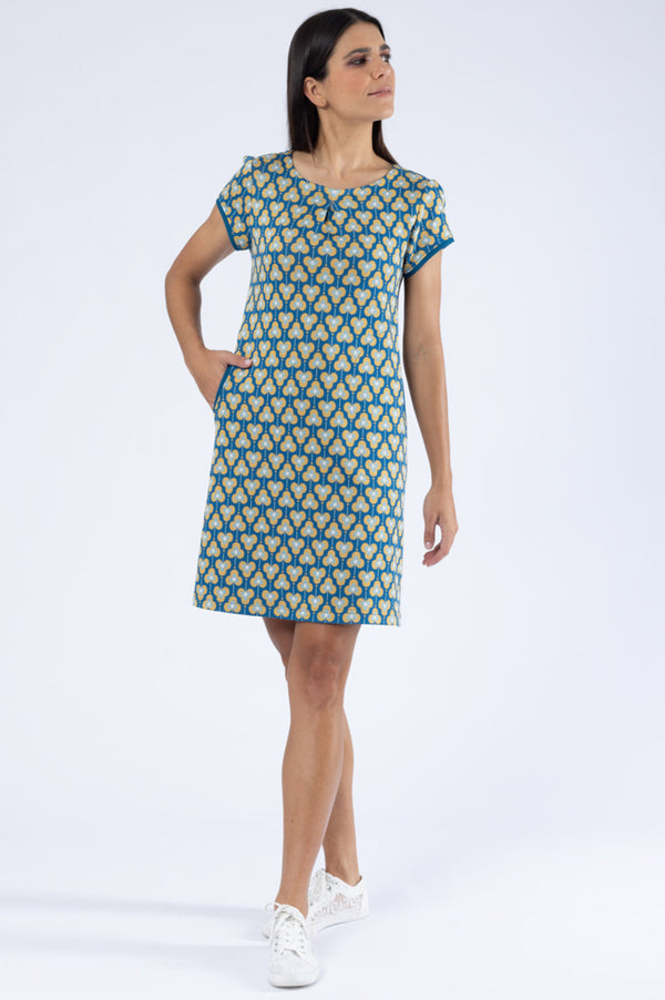 Kleid Hanna Bloom Lane Petrol