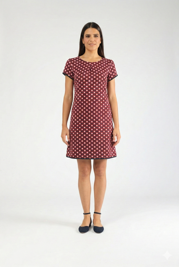 Kleid Hanna Wave Dots Poppy Red