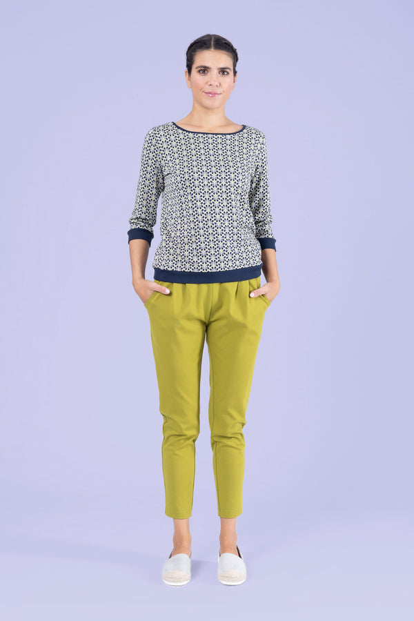 Pullover Hermine Plumeria Blue