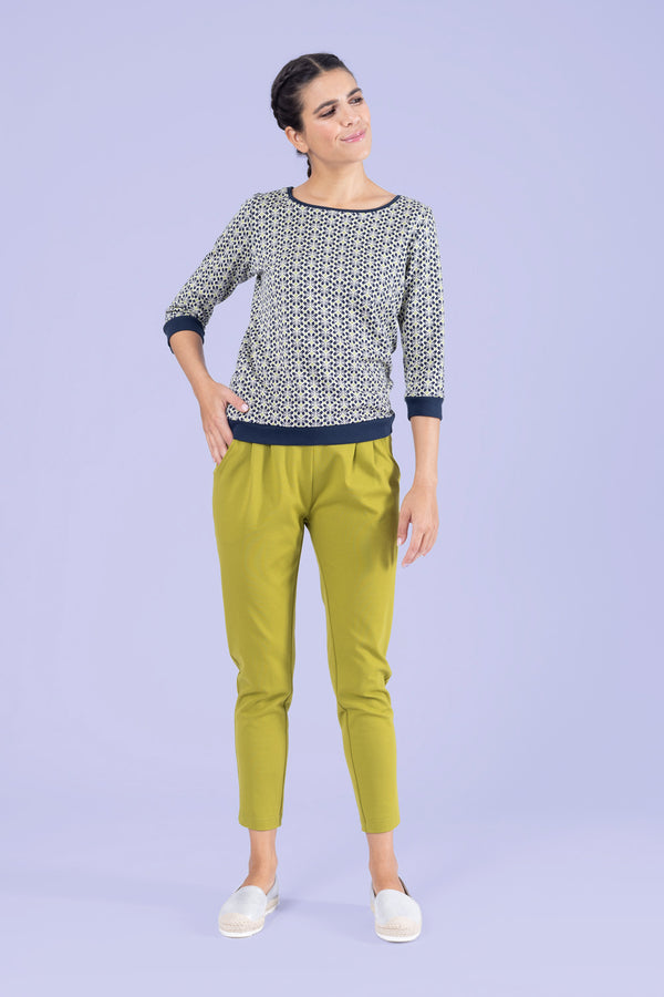 Pullover Hermine Plumeria Blue