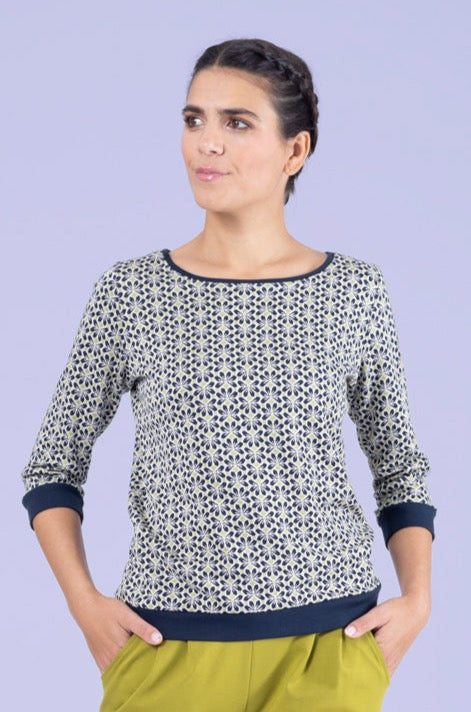 Pullover Hermine Plumeria Blue