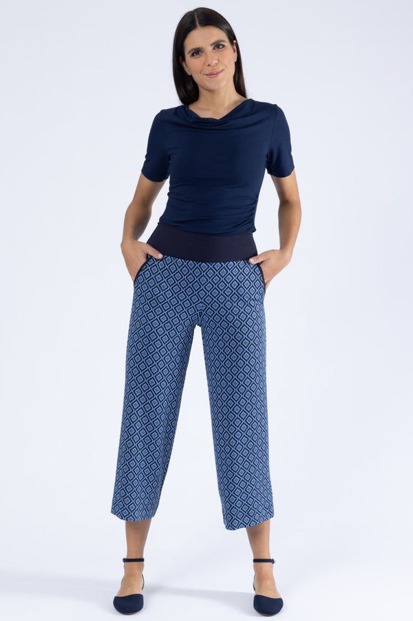 Hose Inka Palace Wave Blue