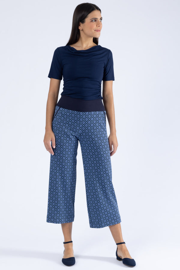Hose Inka Palace Wave Blue