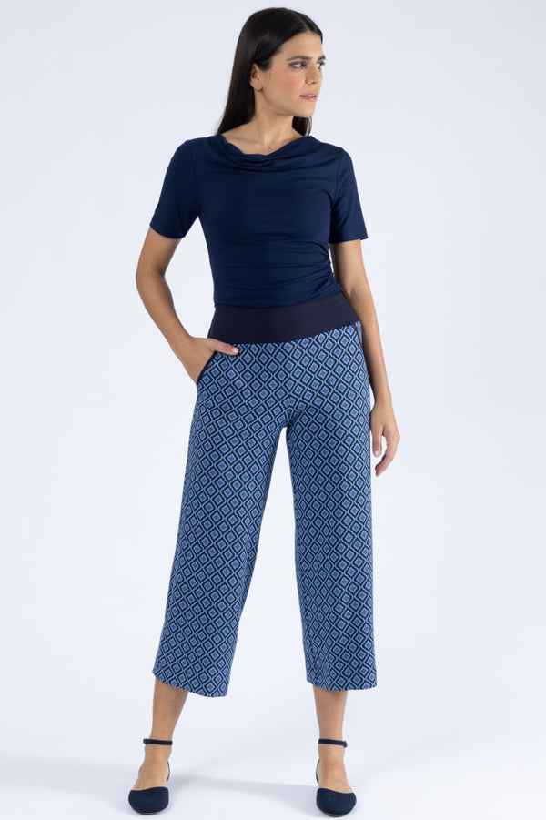 Hose Inka Palace Wave Blue