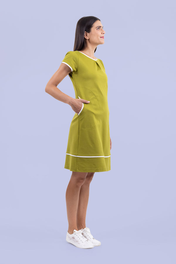 Kleid Janet Moss Green