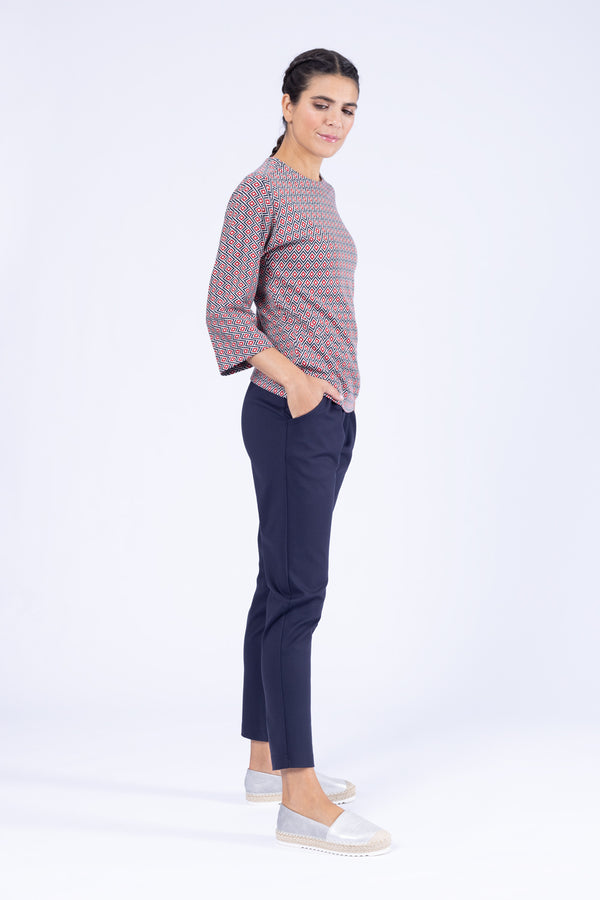 Pullover Kirsten Wave Box Red