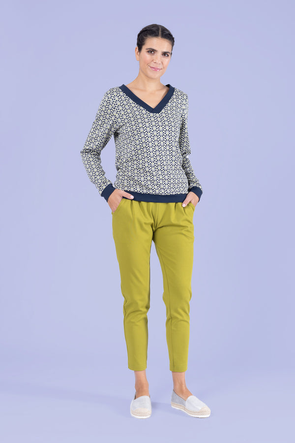 Pullover Lena Plumeria Blue