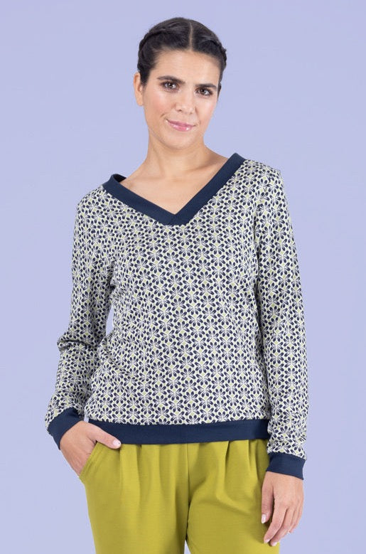 Pullover Lena Plumeria Blue