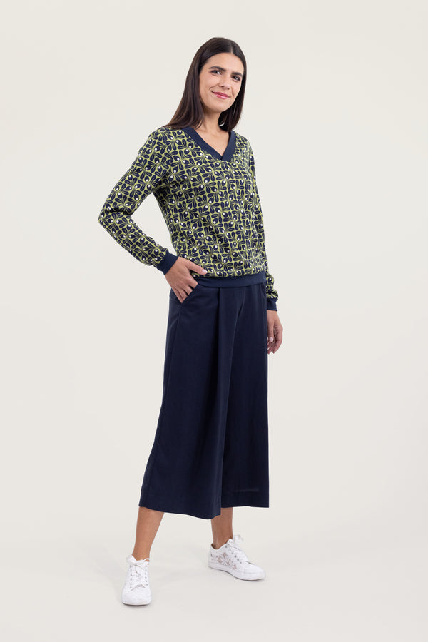 Pullover Lena Tulip Row Moss Green