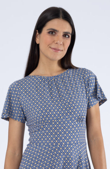 Kleid Savanna Palace Wave Petrol