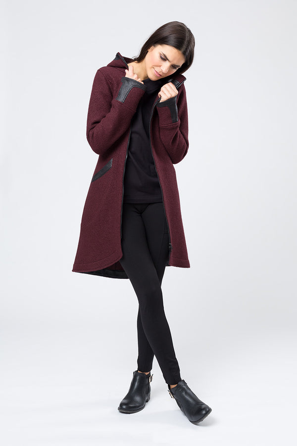 Mantel »Warina« Bordeaux
