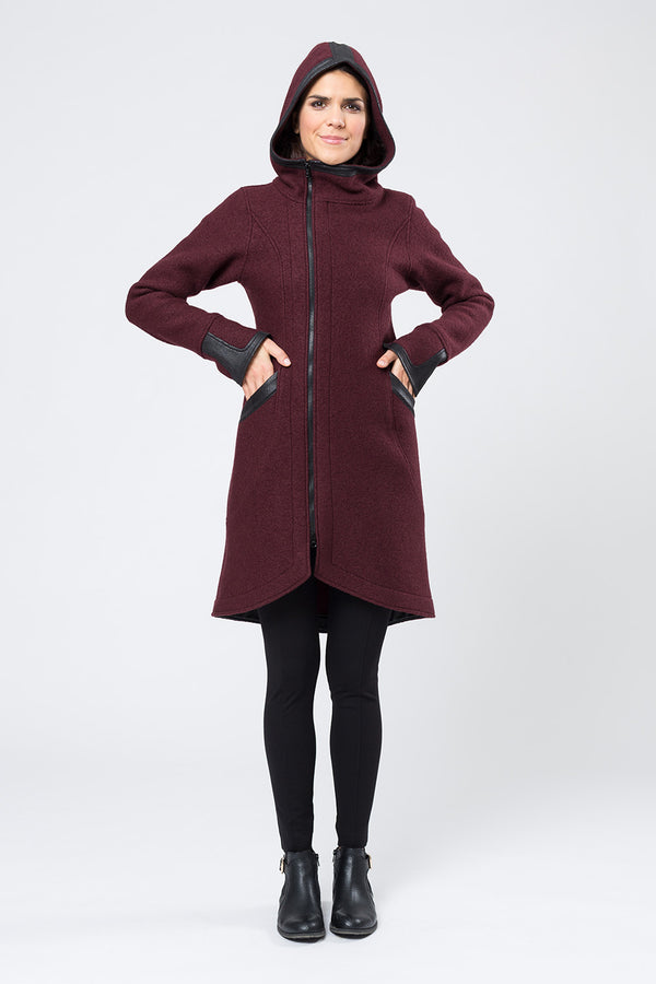 Mantel »Warina« Bordeaux