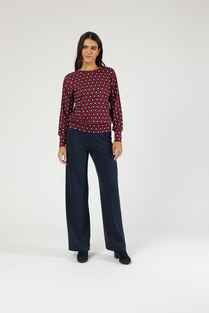 Pullover Lia Red Drop