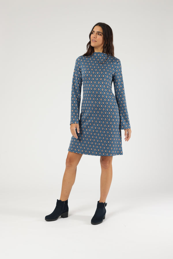 Kleid Becky Petrol Drop