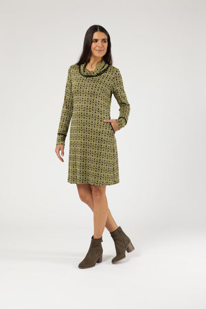 Kleid Anny Olive Sand Clock