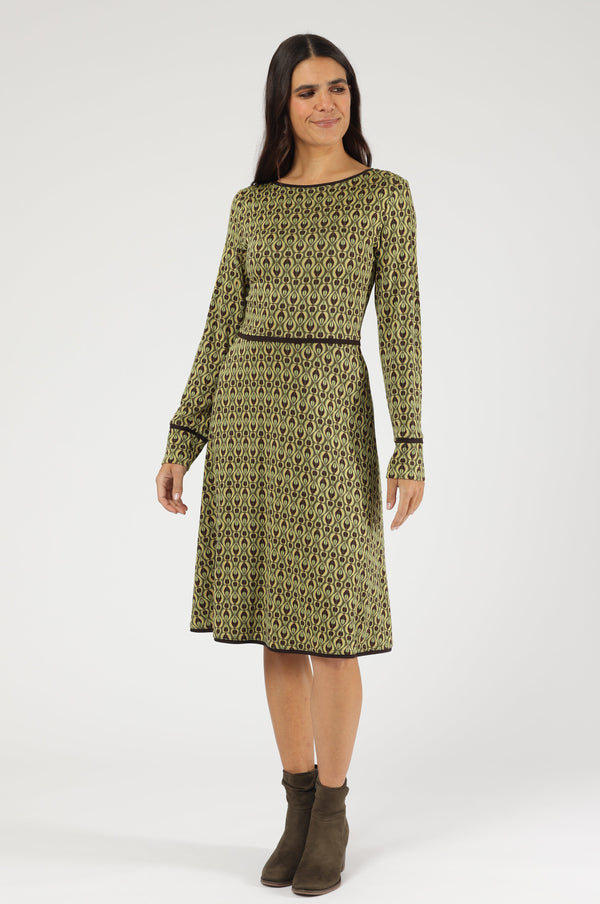 Kleid Joline Olive Sand Clock