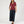 Top Frida Palm Leaf Poppy Red