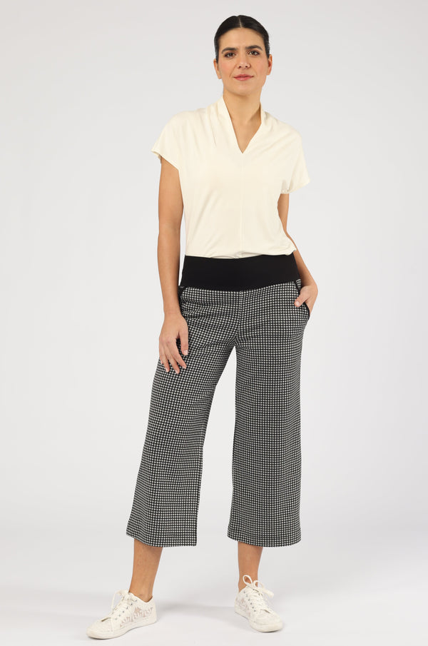 Hose Inka Harlequin Check White
