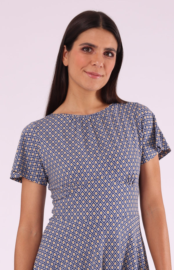 Kleid Savanna Palace Wave Petrol