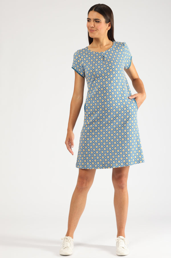 Kleid Hanna Palace Wave Petrol