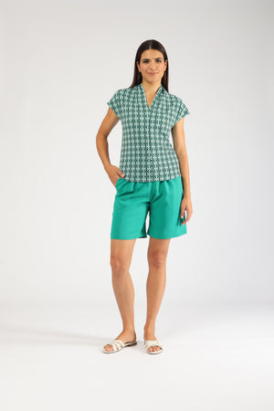 Top Martina Chain Cool Jade
