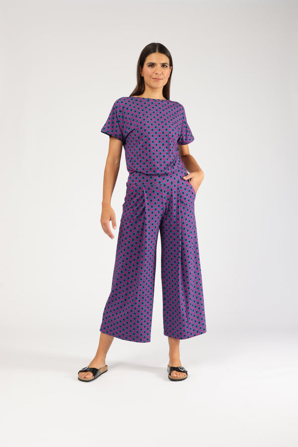 Jumpsuit Charlie Wave Dots Soft Berry