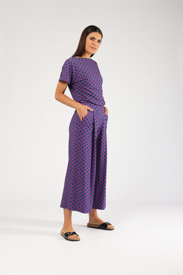 Jumpsuit Charlie Wave Dots Soft Berry