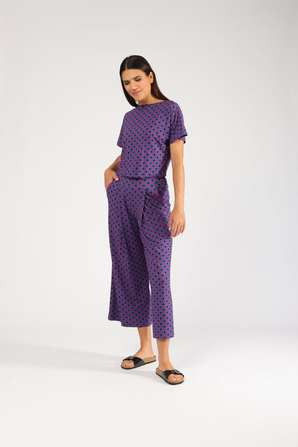 Jumpsuit Charlie Wave Dots Soft Berry