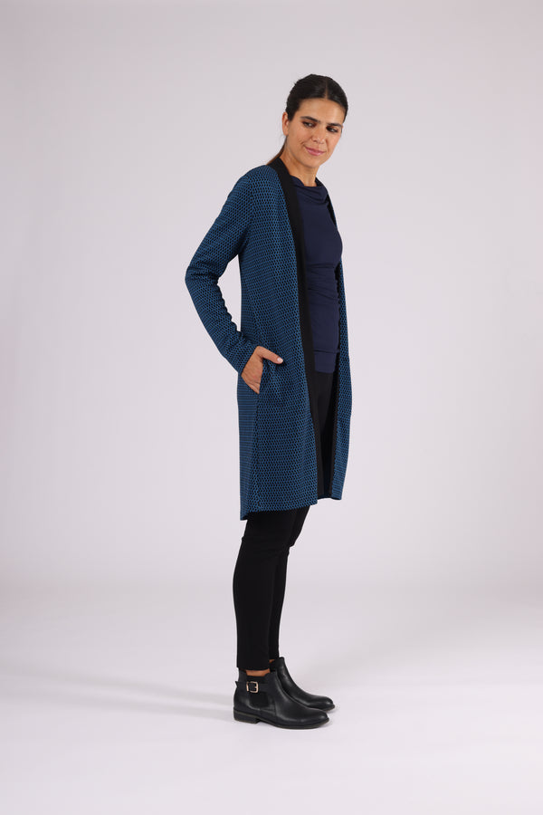 Cardigan »Clara« Blue Square