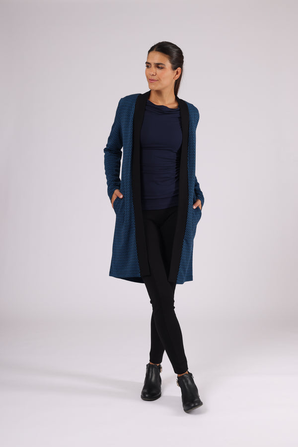 Cardigan »Clara« Blue Square