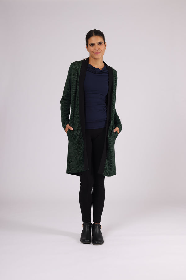 Cardigan »Clara« Green Square