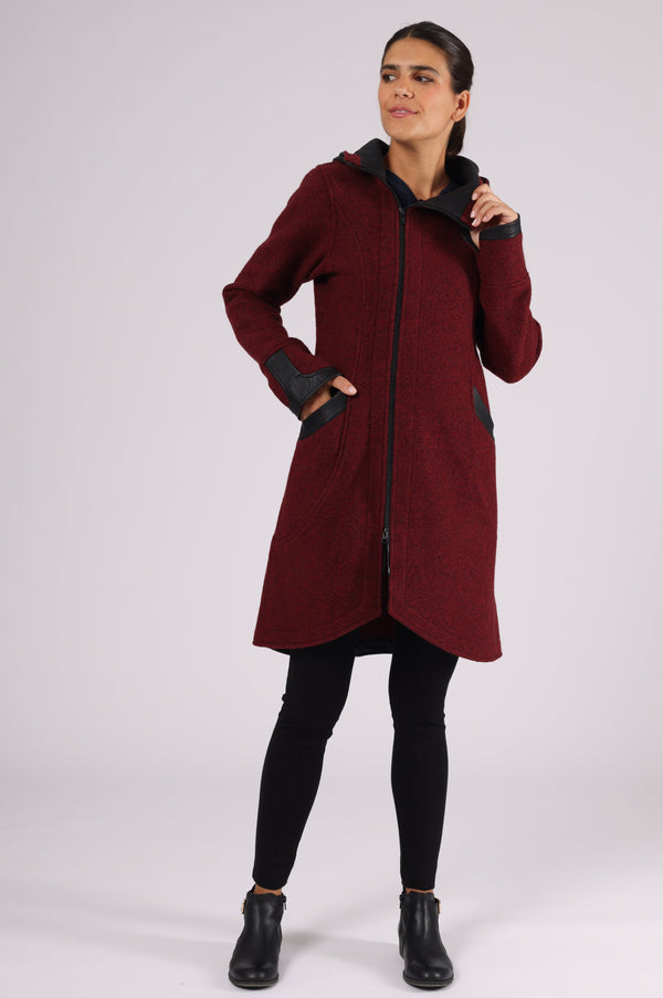 Coat »Warina« Red Melange