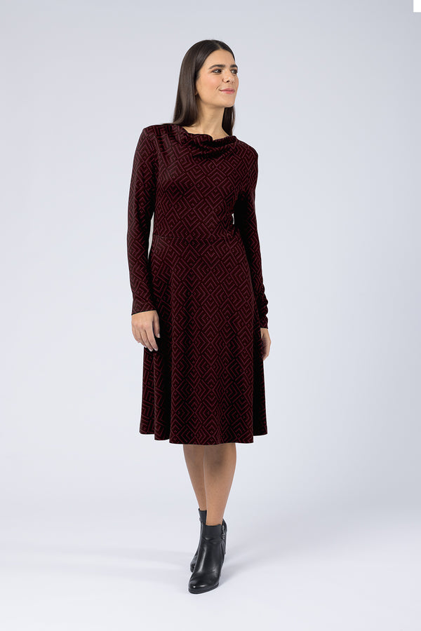 Kleid Benja Red Flow Line