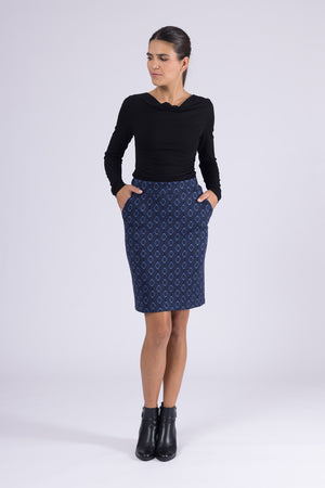 Rock Bianca Retro Diamond Blue