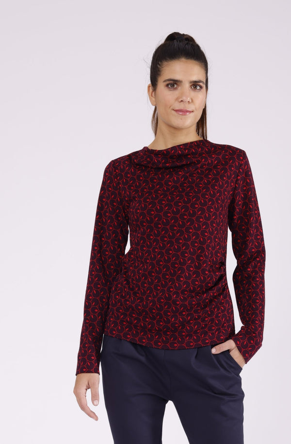 Pullover Ariana Daisy Loop Red